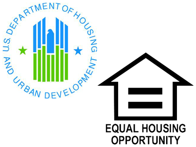 Logotipos combinados de viviendas equitativas de HUD