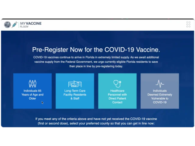 Sitio web de la vacuna COVID-19 PSA