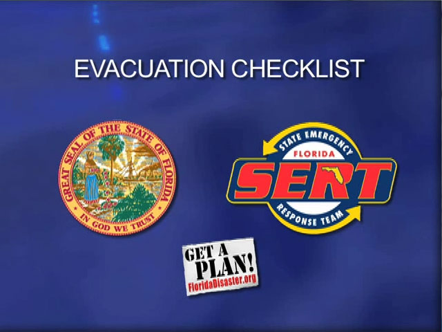 Lista de verificación de evacuación